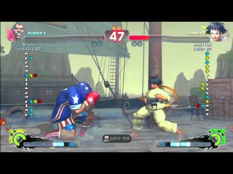 SSF4 Rank Match  Migita (BO)  vs  mok11bk (MK)