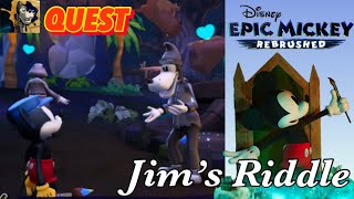 Epic Mickey Rebrushed - All Jim's Riddle Solutions