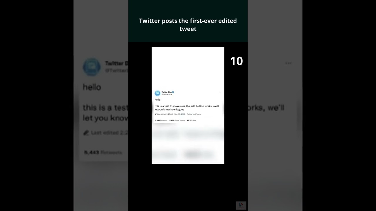 Twitter posts the first ever edited tweet