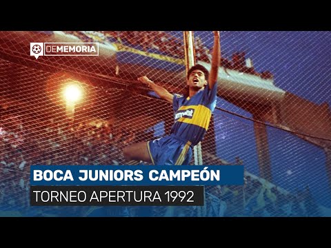 Boca Juniors Champion | 1992 Apertura Tournament