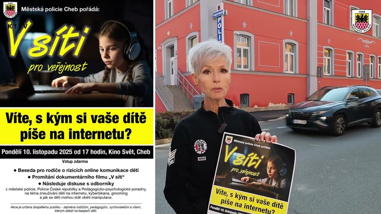 Městská Policie v Chebu zve na film V síti - drsný dotek reality