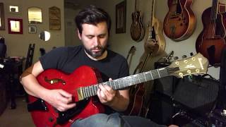 Ibanez Contemporary Archtop AFC-151 review and playing demo (Stella by Starlight)