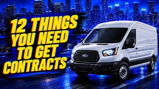 12 Things You Need To Get Contracts For Sprinter Cargo Business
