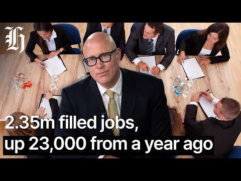 Thumbnail for Labour market growth – 2.35m filled jobs, up 23,000 from a year ago | Herald NOW Business