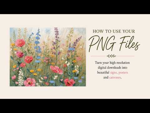 Creating with PNG Files