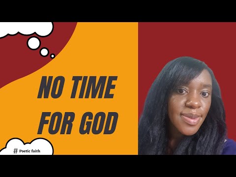 No time for God