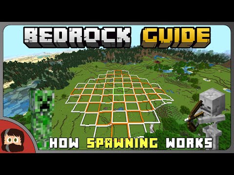 How Mob SPAWNING Works | Bedrock Guide S1 EP89 | Tutorial Survival Lets Play | Minecraft