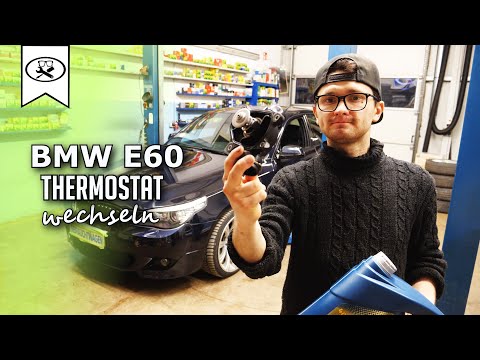 BMW 5 E60 / 61 525d 3.0 thermostat replacement | BMW E60 change thermostat | VitjaWolf | Tutorial...