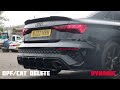 Audi RS3 8Y Stock Exhaust Vs OPF Cat Delete