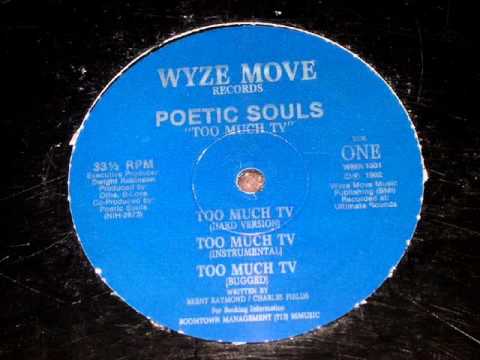 POETIC SOULS - TOO MUCH TV ( ultra rare 1992 TX rap )