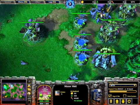Remind (NE) vs Focus (Orc) - G1 -  WC040 - WarCraft 3 Commentary -