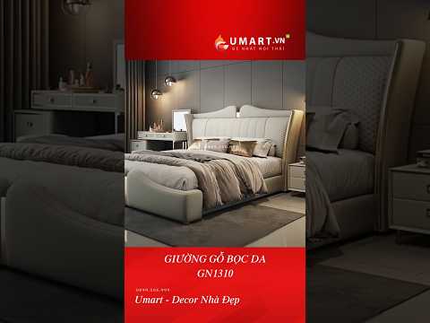 Video giường bọc da kiểu Ý - GN1310