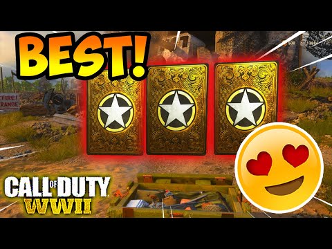 My BEST COD WW2 Supply Drop Opening! (COD WW2 Supply Drops)