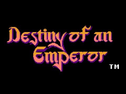 destiny of an emperor nes map