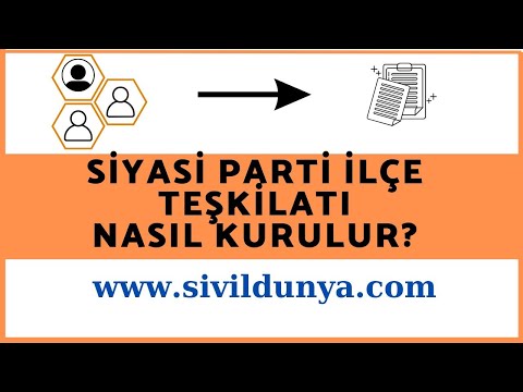 Siyasi Parti İlçe Teşkilatı Nasıl Kurulur?
