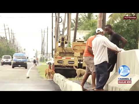 OUT OF CONTROL CAR CRASHES INTO TRACTOR TRAILER ON THE ECD