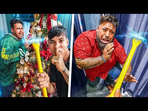 HIDE AND SEEK ON THE FARM DURING THE DAY WITH MY SHOCK BATON