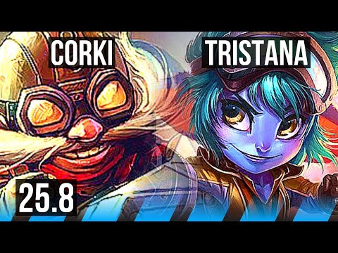 CORKI vs TRISTANA (MID) | KR Master | 25.8