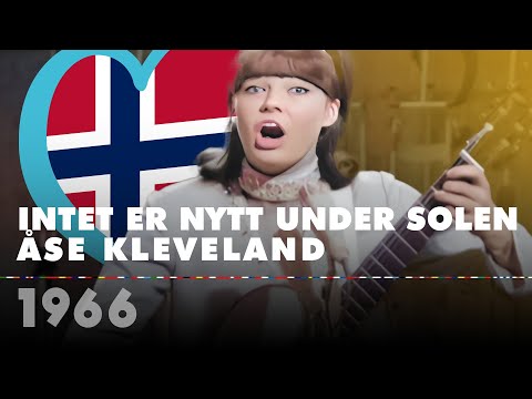 INTET ER NYTT UNDER SOLEN - ÅSE KLEVELAND (Norway 1966 – Eurovision Song Contest HD)