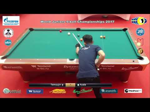 Ayala Luciano v Temuujin Enkhbold World Juniors 9 ball Championship 2017