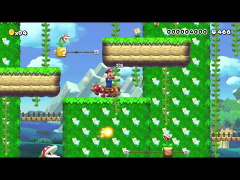 Super Mario Maker - SMB64 1-1 Piranha Plains