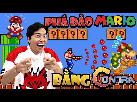 CrisDevilGamer phá đảo Mario bằng Contra