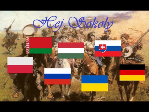 Hej sokoly in 7 languages