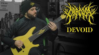 Video thumbnail for CARCOSA - DEVOID (Guitar Playthrough // Aristides 080R 8 String Guitar Demo) by Andrew Baena