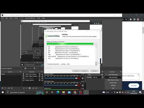 Installing Anaconda and Jupyter Notebook -  Marul Anggara 21120120140138