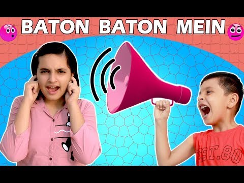 BATON BATON MEIN | FUN SPEECH CHALLENGE |  Aayu and Pihu Show