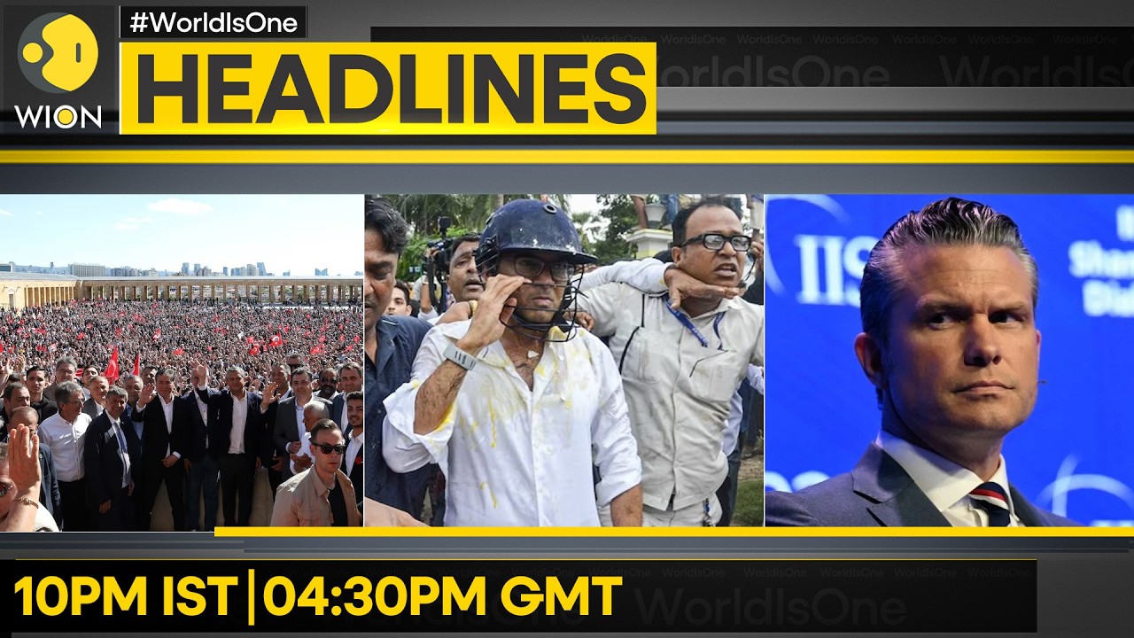 Hegseth: US Ready To Restart Strikes On Iran | Protest In Support Of Ousted Turkish Oppn Leader