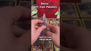 Bonus | Gift from @PokeKatz  💛💙#Pokemon #fyp #pokemoncards #collection #challenge