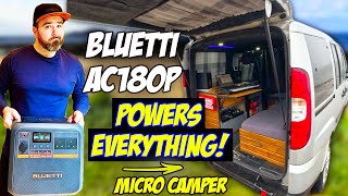 VANLIFE: No more power ANXIETY | BLUETTI Ac180P Full Review