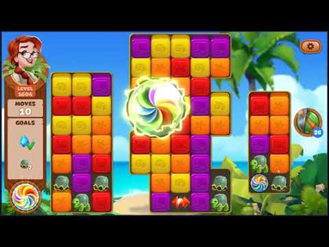 Lost Island Blast Adventure Level 1604 - NO BOOSTERS 🏝️ | SKILLGAMING ✔️