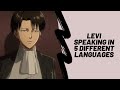 Levi Speaking In 5 Different Languages