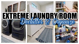 Extreme Laundry Room Organization Transformation | Clean With Me