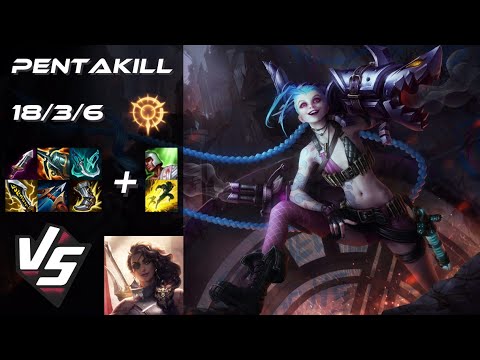 BOTTOM Jinx vs Samira [PENTAKILL] - NA Challenger Patch 14.12