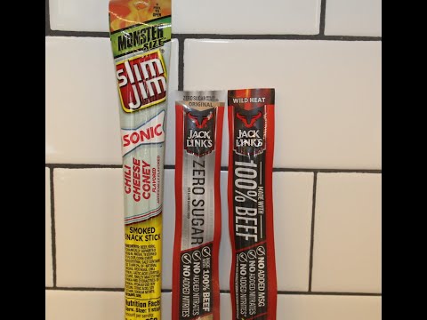 Slim Jim Sonic Chili Cheese Coney Flavored, Jack Links...