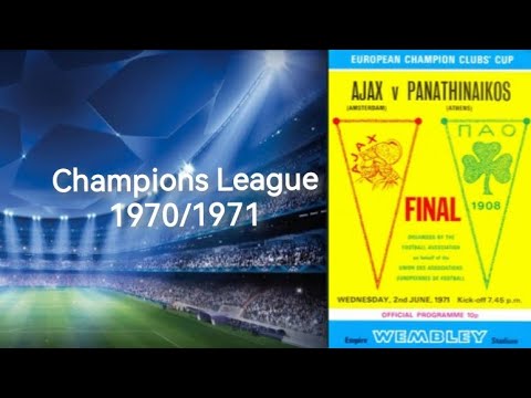 UEFA Champions League 1970/1971 All Goals 