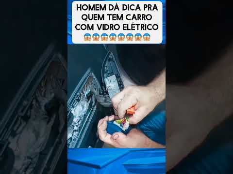 Homem da #dica pra quem tem #carro com vidro elétrico . Você  já viu se seu carro tem isso ?