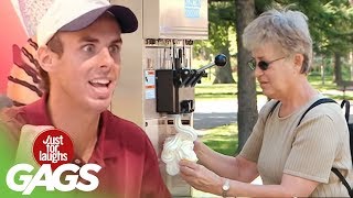 INFINITE ICE CREAM!! - Just For Laughs Gags