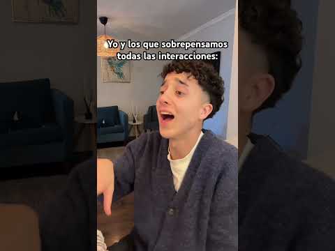 Yo siempre sobrepienso mis interacciones 😭 y ustedes? #humor #comedia