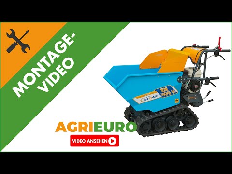 Montagevideo Raupentransporter EuroMech EM400H-Dump - 400 Kg Nutzlast