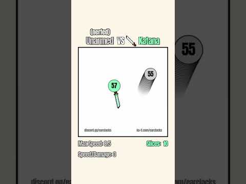 Unarmed (Nerfed) 👊 VS ⛩️ Katana
