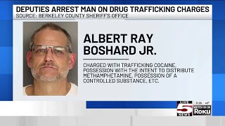 VIDEO: Traffic stop leads to arrest, drug seizure in Berkeley Co.
