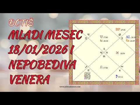 🕉ĐOTIŠ - MLAD MESEC I NEPOBEDIVA VENERA🕉 #đotiš #MladiMesec2026 #Jarac2026 #VedskaAstrologija