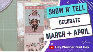 Decorate April Month at a Glance HOBONICHI AVEC 💜