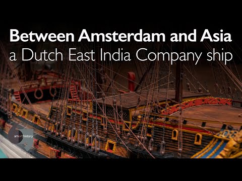 Between Amsterdam and Asia, a Dutch East India Company ship