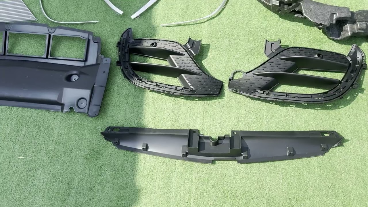 Mercedes GLS X167 2019- рр. Передній бампер в зібраному вигляді AMG GLS63 Video 1