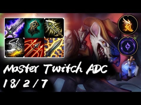 Master Twitch ADC vs Ezreal | Korea High Elo Replays